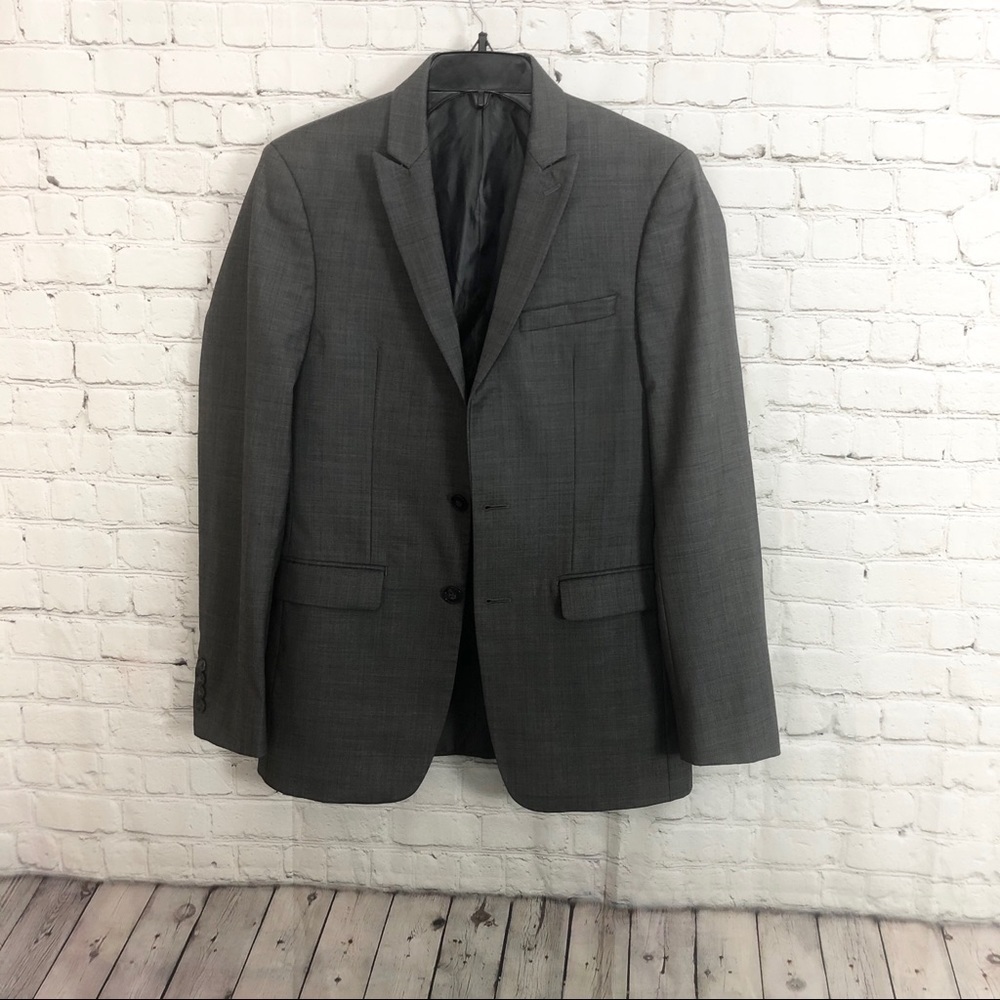 Calvin Klein Gray Extra Slim Fit Suit Jacket